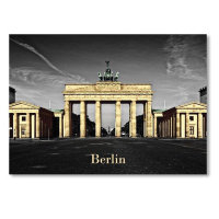 Postkarte Brandenburger  Tor  Klassik quer