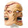 Latex-Maske Monster mit zwei Gesichtern