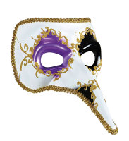 Venezianische Maske mit langer Nase