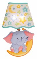 Idena Wandsticker Lampe Elefant, 21x13cm, LED