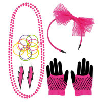 Accessoires 80er Jahre Mode neon pink