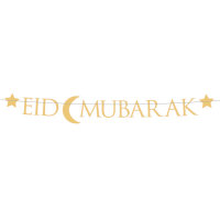 Banner Eid Mubarak 220cmx15cm