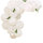 Ballongirlande Mini weiß mit Blättern