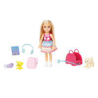 Barbie Travel Chelsea Puppe mit Hündchen