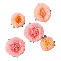Blumen-PomPoms aus Seidenpapier