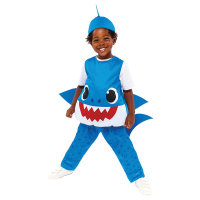 Kinderkostüm Baby Shark blau