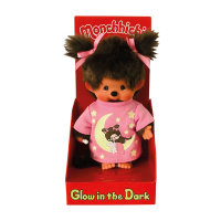 Monchhichi Mädchen 20cm Glow in the dark