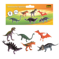 Idena Spielfiguren-Set Dinosaurier 15cm 6teilig