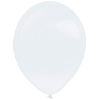 Luftballons Pearl 27,5cm frostweiß 50er