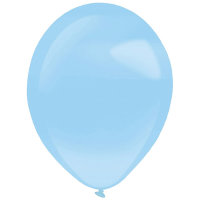 Luftballons Pearl 27,5cm pastellblau 50er