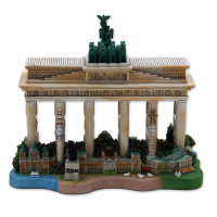 Miniatur Brandenburger Tor Poly 16x15cm