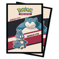Pokémon Schutzhüllen Snorlax & Munchlax 65er