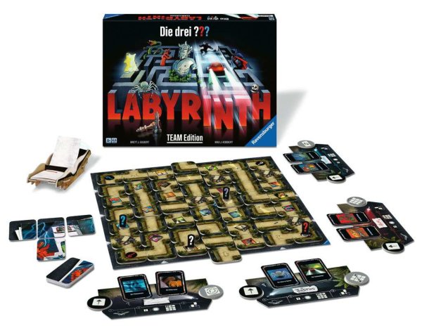 Brettspiel Die drei ??? Labyrinth Team Edition