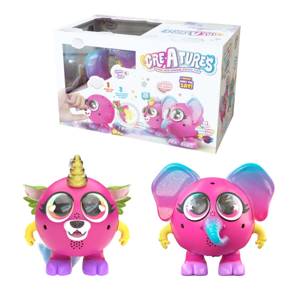 Cre-a-tures Monster Elefant & Einhorn rosa