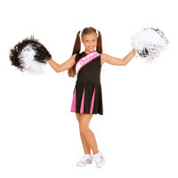 Kinderkostüm Cheerleader 140 cm, Kleid