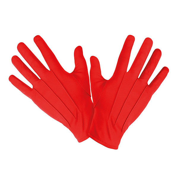 Handschuhe rot One Size für Erwachsene
