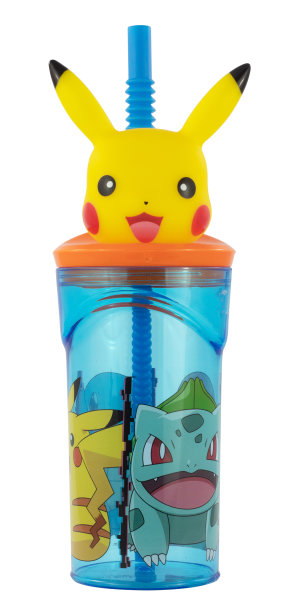 Pokémon Trinkbecher mit 3D-Figur 360ml