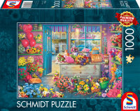 Puzzle Bunter Blumenladen 1000 Teile