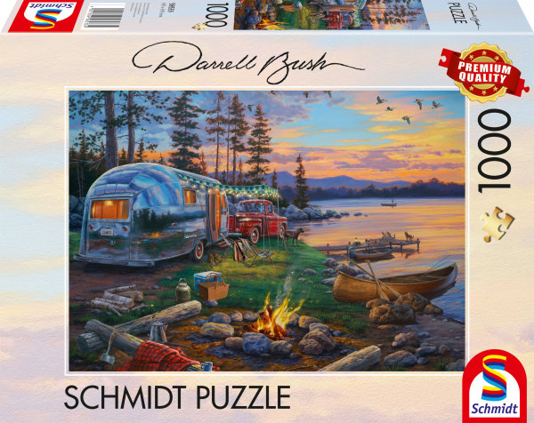 Puzzle Campingidyll am See 1000 Teile