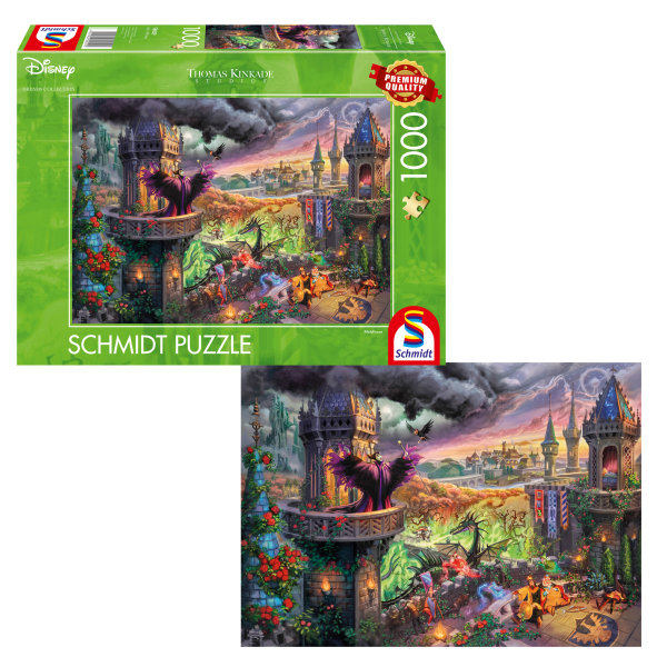 Puzzle Disney Malefic 1000 Teile