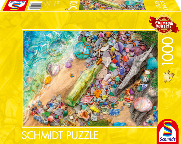 Puzzle Leuchtendes Strandgut 1000 Teile