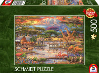 Puzzle Paradies am Kilimandscharo 500 Teile