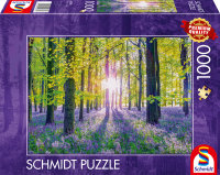 Puzzle Zarte Glockenblumen im Wald