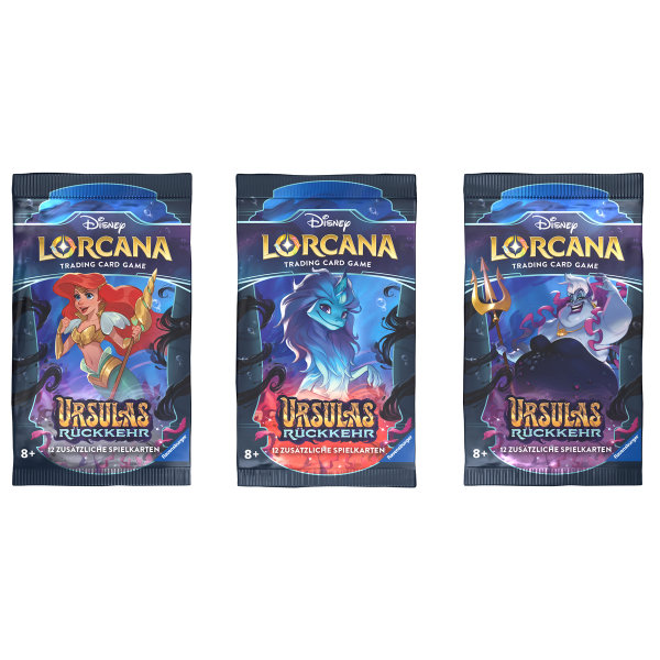 Ravensburger Trading Cards Disney Lorcana Ursulas Rückkehr Bosster Pack