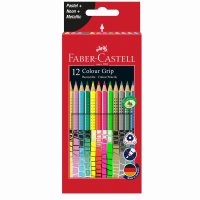 Buntstifte Colour Grip 12er Sonderset Pastel + Neon +...