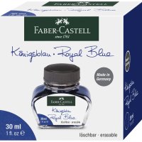 Tintenglas Königsblau 30ml löschbar