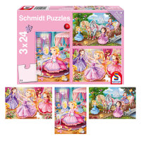 Puzzle Märchenhafte Prinzessin 3x24 Teile
