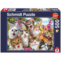 Puzzle Katzen-Selfie 500 Teile