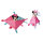 Simba Plüsch Minnie 3D Schmusetuch pink