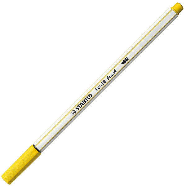 Filzstift Pen 68 brush gelb