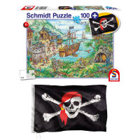 Schmidt Spiele Puzzle 100 Teile Piratenbucht