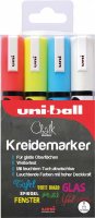 Chalk Marker uni PWE-5M 1,8-2,5mm 4er