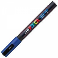 Marker uni POSCA PC-3M 0,9-1,3mm dunkelblau