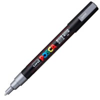 Marker uni POSCA PC-3M 0,9-1,3mm silber