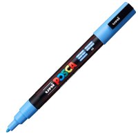 Marker uni POSCA PC-3M 0,9-1,3mm himmelblau