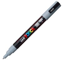 Marker uni POSCA PC-3M 0,9-1,3mm grau