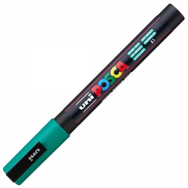 Marker uni POSCA PC-3M 0,9-1,3mm smaragdgrün