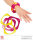 Armbänder rosa/gelb 4er