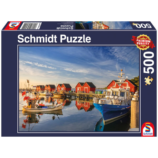 Schmidt Puzzle 500 Teile Fischereihafen Weiße Wiek