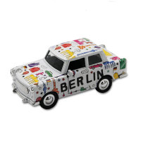 Trabant Scribble Berlin 12cm weiß