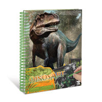 DinosArt Kratzbilderbuch Kratz-und Zeichenkunst