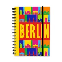 Spiral-Notizbuch Berlin bunt