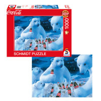 Schmidt Puzzle 1000 Teile Coca Cola Polarbären