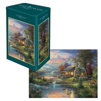 Schmidt Puzzle 500 Teile Natures Paradise Nostalgie-Tin