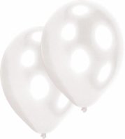 Luftballons Pearl 27,5cm weiß 10er