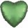 Folienballon Herz D43cm Satin Luxe Emerald